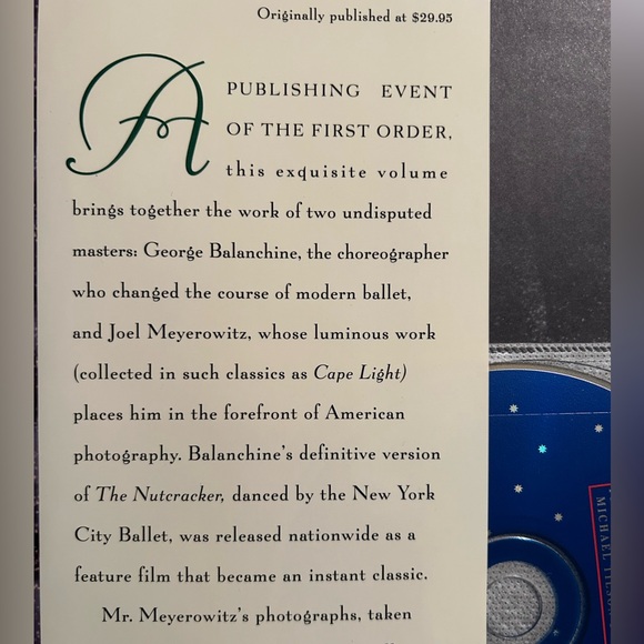 Hardback book w/CD of the Nutcracker, by NY City Ballet, in brand new condition! - Picture 9 of 11